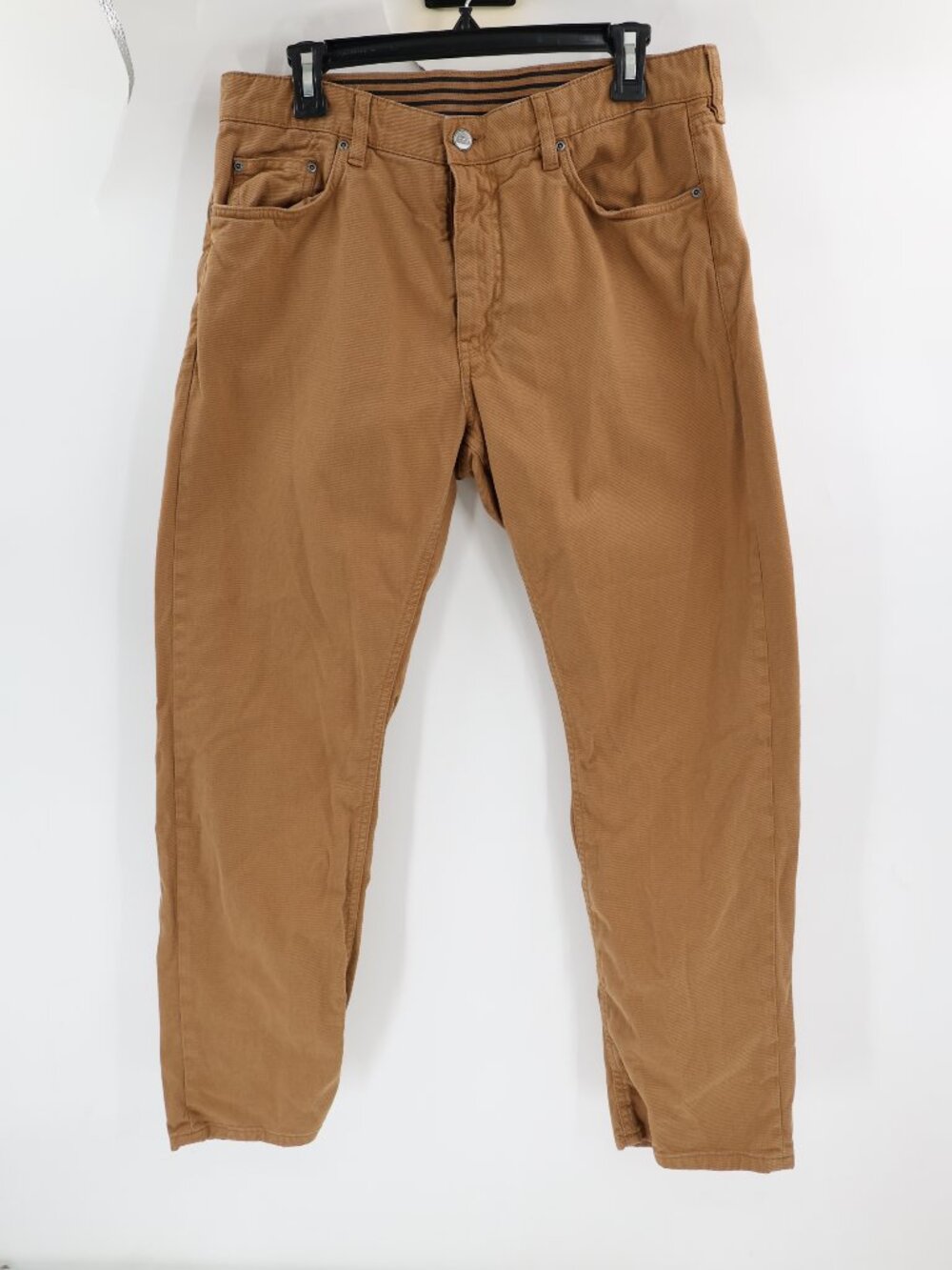 Faherty Pants Men’s 33 L29 Organic Cotton Stretch Straight Leg 5 Pocket Brown